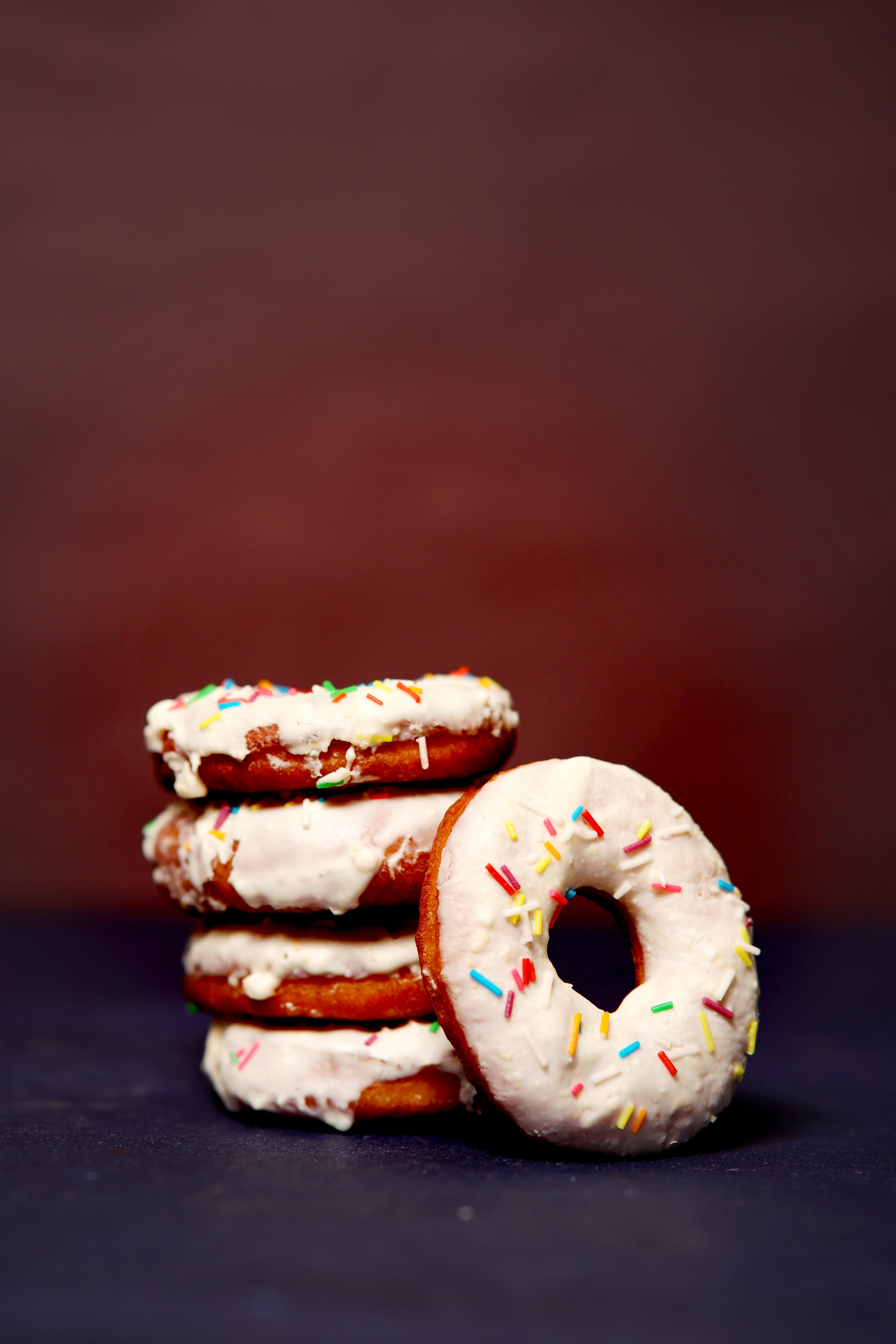 Assorted Glazed Sprinkle Donuts
